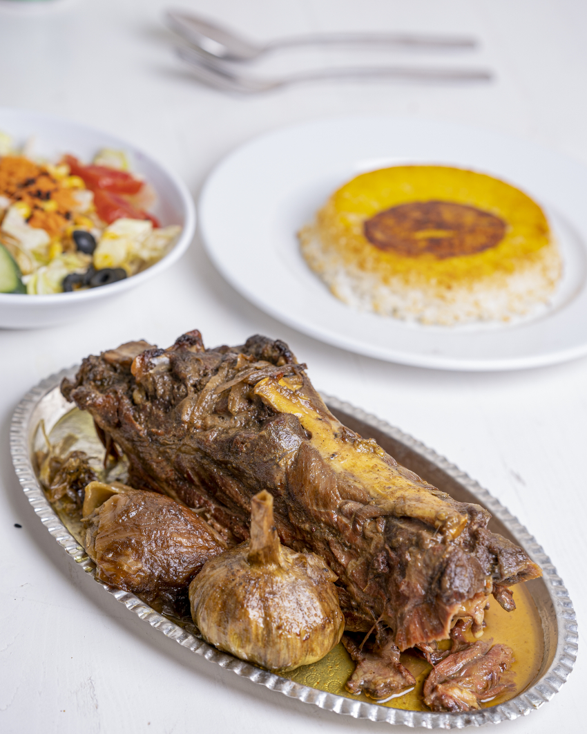 خوراک گردن گوسفندی یک نفره